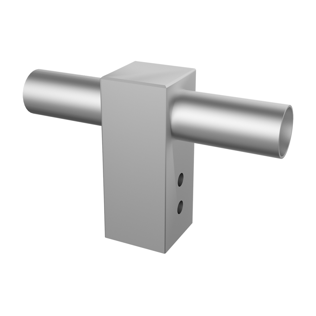 T-Shape Pole Mount Adapter for 100x100mm Square Pole