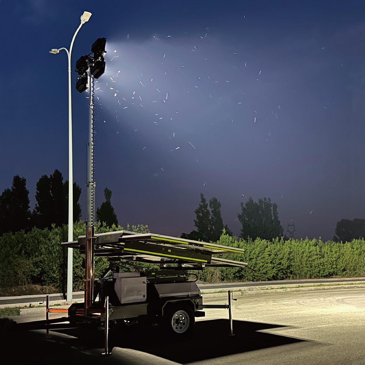 SLTW03 Series Portable Solar Light Tower