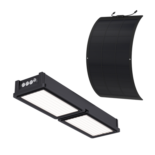 SLCP 10W/15W Solar LED Canopy Light with Flexible Solar Panel