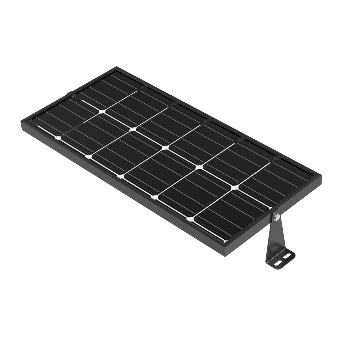SLWP 10W/15W Solar LED Wall Pack Light with Bi-Facial Solar Panel